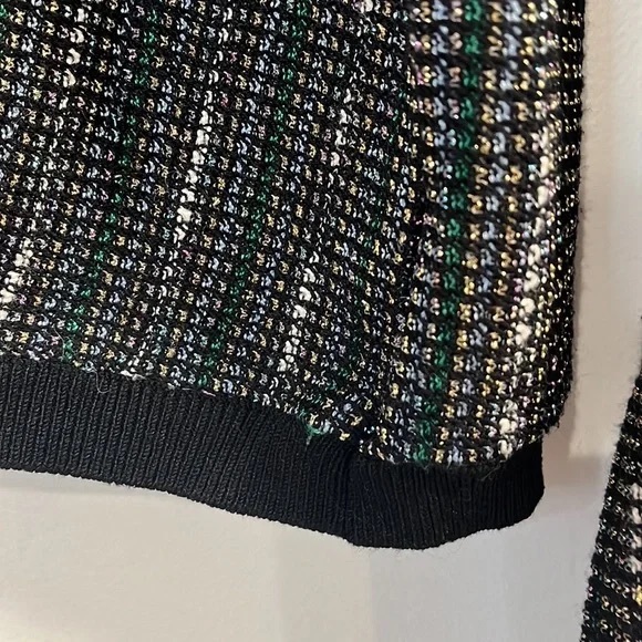 Urban outfitters metallic crop sweater - size small - Picture 7 of 9